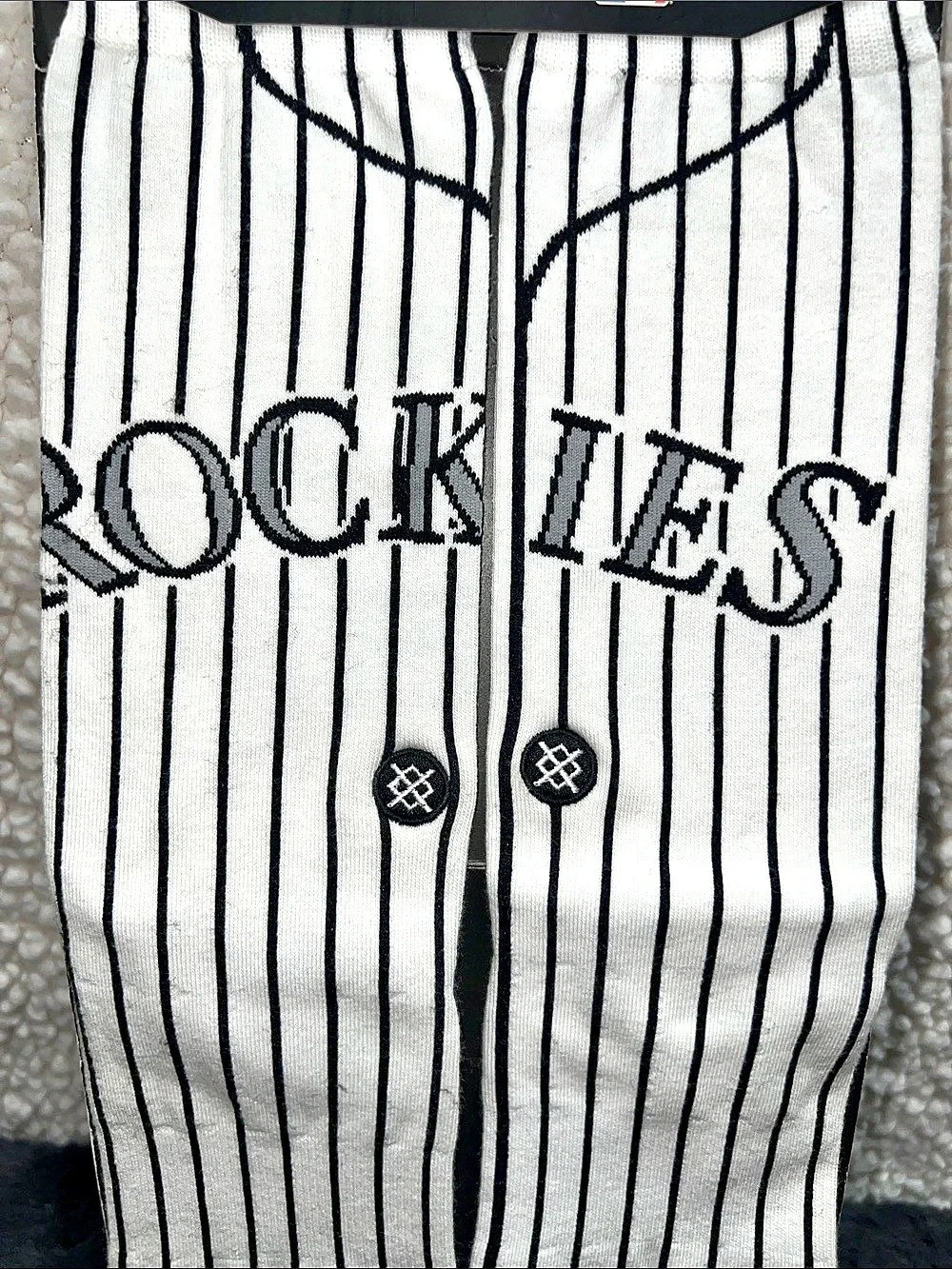 Stance - Colorado Rockies - Striped Crew Socks, Mens Size Large. NWT